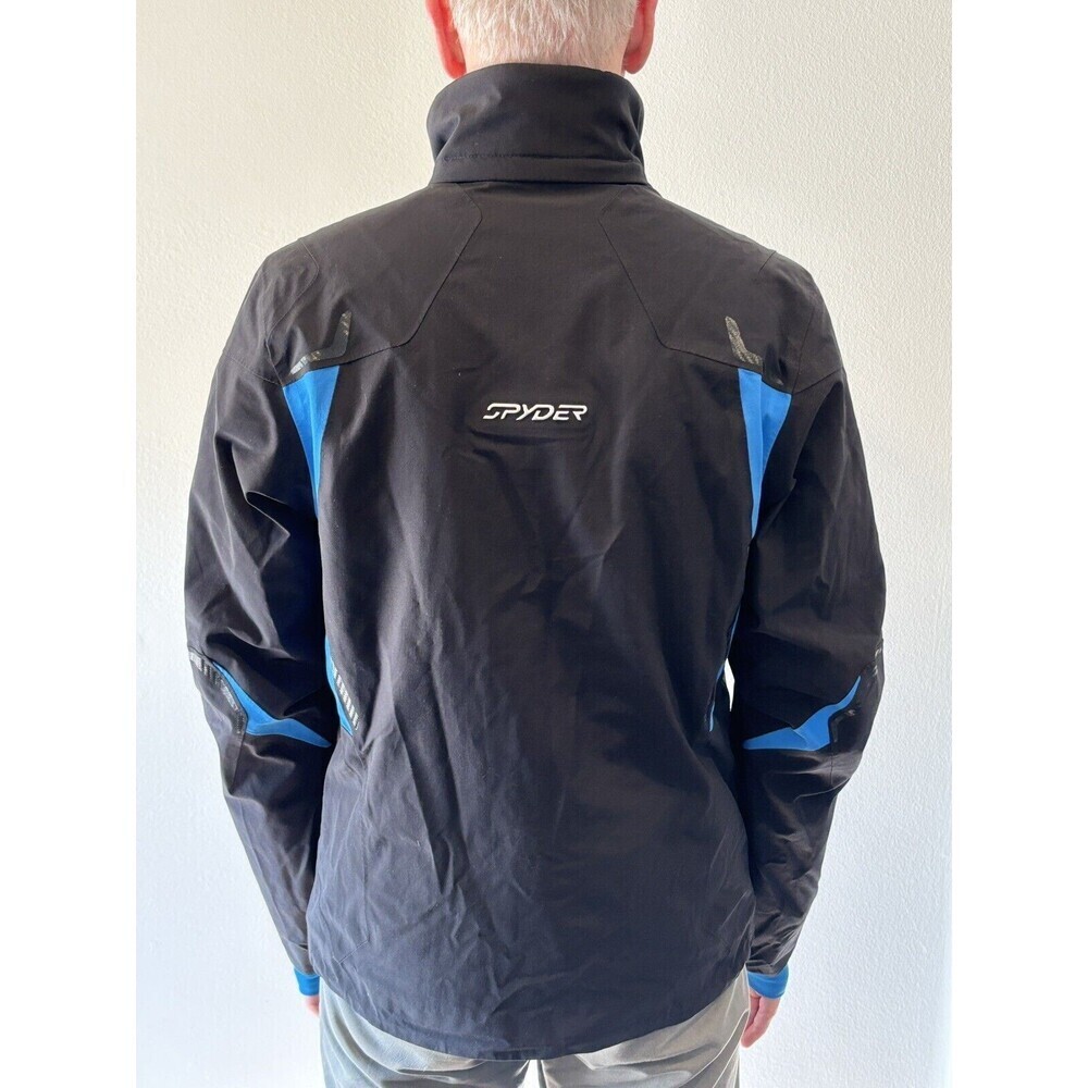 SPYDER Pinnacle Style 133032 Black Blue Ski Jacket Men's Small - Picture 4 of 16